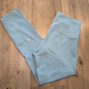 Wunder Train High Rise Tight 25” in Crater Blue. Size 8